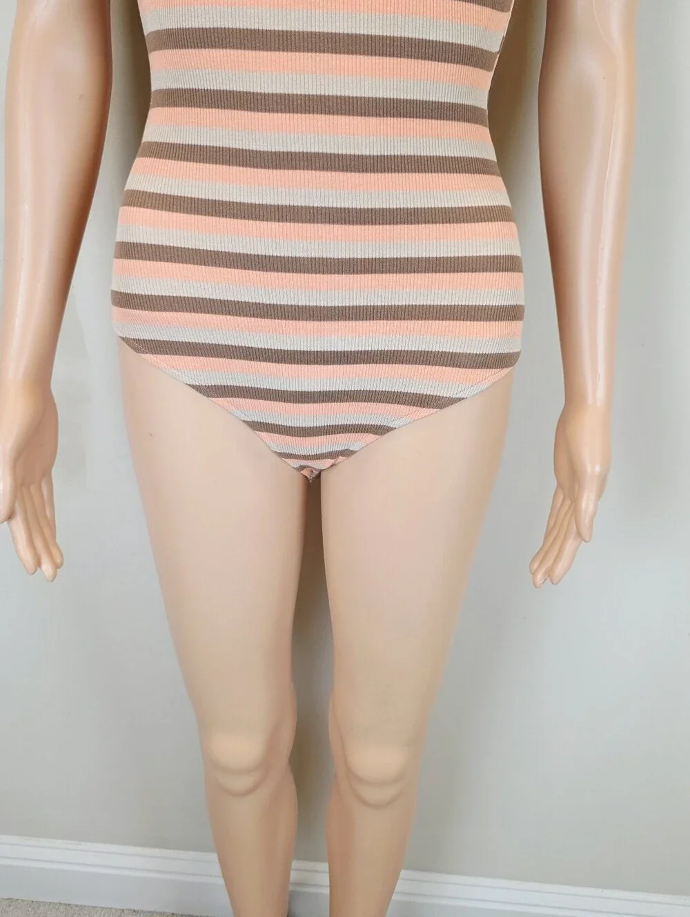 Princess Polly Sleeveless Stripe Bodysuit